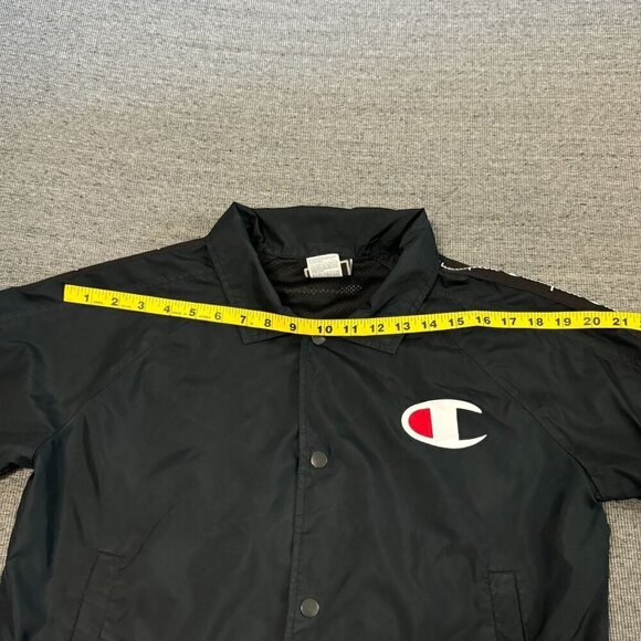 Champion Women's Cropped Coaches Jacket Long Sleeve Button Fly Closure Size S - Picture 5 of 16